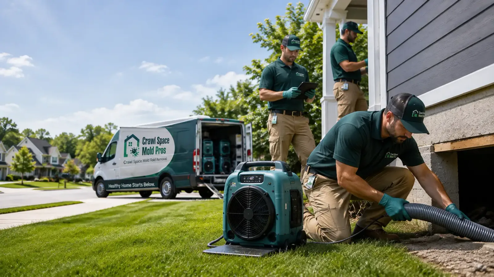 Crawl Space Mold Removal in Burgoon, OH